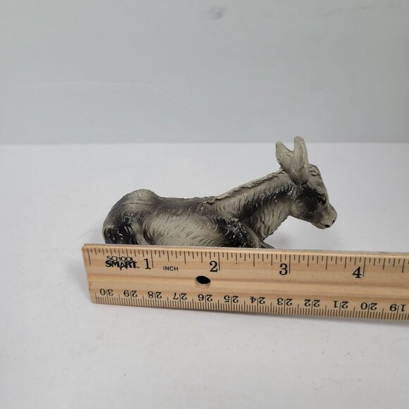 Vintage Italy Chalkware Nativity Set 1950's Replacement Figures Painted Set of 3 - Picture 10 of 10